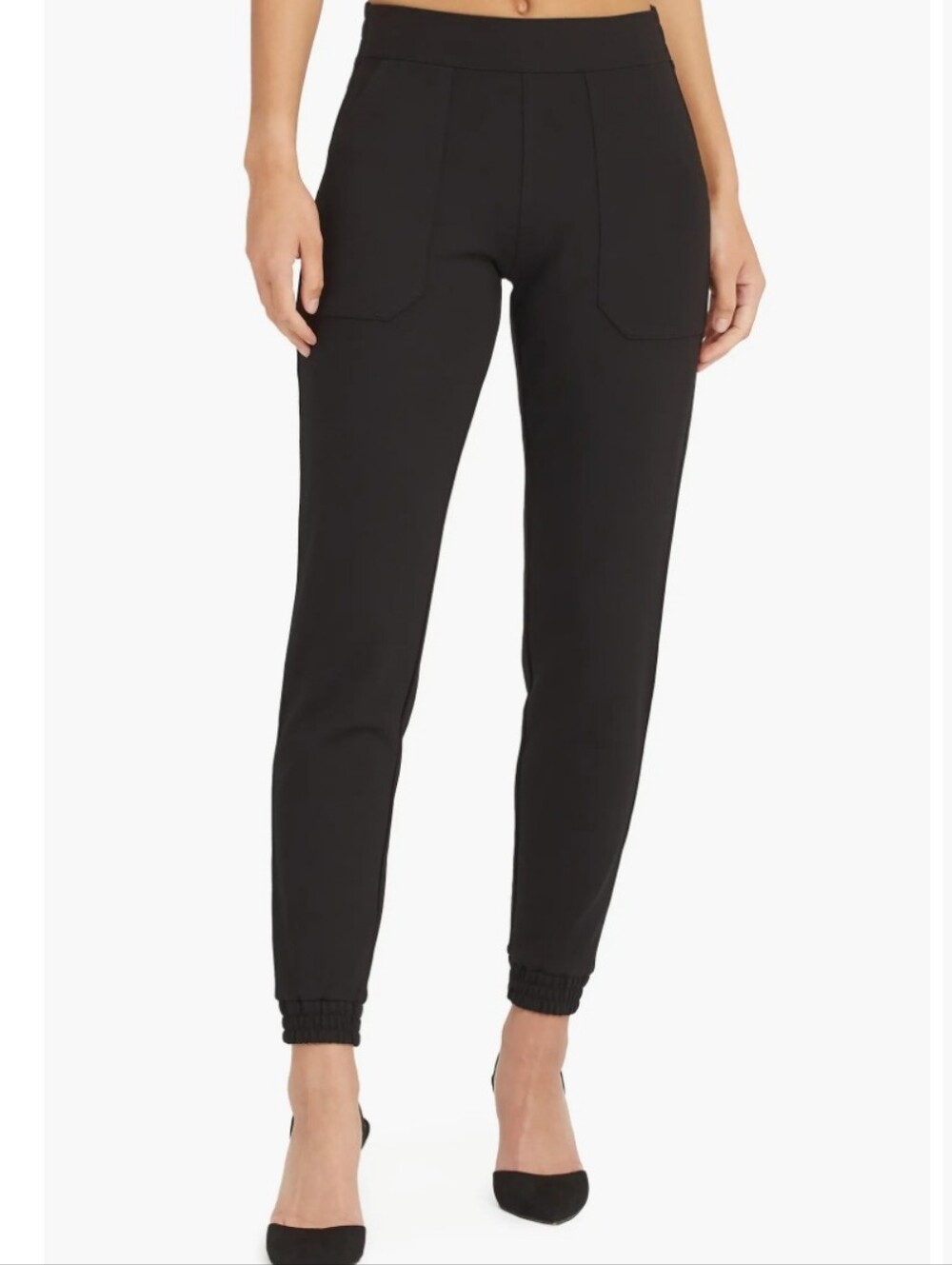 NWOT SPANX The Perfect Pant Ankle Jogger In Black